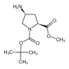 Methyl (2S,4S)-1-Boc-4-aminopyrrolidine-2-carboxylate of picture