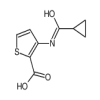 3-[(Cyclopropylcarbonyl)amino]-2-thiophenecarboxylic Acid of picture