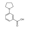3-(1-Pyrrolidinyl)benzoic Acid of picture