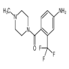 [4-Amino-2-(trifluoromethyl)phenyl](4-methyl-1-piperazinyl)methanone of picture