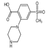 4-(Methylsulfonyl)-2-piperazinobenzoic Acid of picture