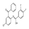 N-(2-Benzoyl-4-chlorophenyl)-3,4-difluorobenzamide of picture