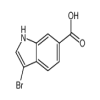 3-Bromoindole-6-carboxylic Acid of picture