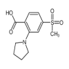 4-(Methylsulfonyl)-2-pyrrolidinobenzoic Acid of picture