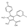 5-(4-Chlorophenyl)-4-(3-iodophenyl)-1,2-dimethylpyrrole-3-carboxylic Acid of picture