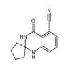 4-Oxospiro[1,2,3,4-tetrahydroquinazoline-2,1'-cyclopentane]-5-carbonitrile of picture