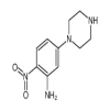 2-Nitro-5-(1-piperazinyl)aniline of picture