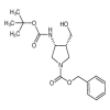(3R,4R)-3-(Boc-amino)-1-Cbz-4-(hydroxymethyl)pyrrolidine of picture