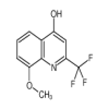 4-Hydroxy-8-methoxy-2-(trifluoromethyl)quinoline of picture
