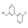 3-(Hydroxymethyl)-5-(3-chlorophenyl)pyridine of picture