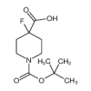 1-Boc-4-fluoro-4-piperidinecarboxylic Acid of picture