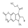 Ethyl 5-Acetoxy-6-bromo-2-(bromomethyl)-1-methylindole-3-carboxylate of picture