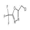 5-(Chloromethyl)-2-(trifluoromethyl)-1,3,4-oxadiazole of picture