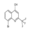 8-Bromo-4-hydroxy-2-(trifluoromethyl)quinoline of picture