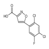 5-(2,4-Dichloro-5-fluorophenyl)isoxazole-3-carboxylic Acid of picture