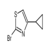 2-Bromo-4-cyclopropylthiazole of picture