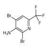 3-Amino-2,4-dibromo-6-(trifluoromethyl)pyridine of picture