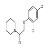 2-(2,4-Dichlorophenoxy)-1-(1-piperidyl)ethanone of picture