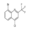 8-Bromo-4-chloro-2-(trifluoromethyl)quinoline of picture