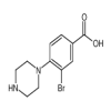 3-Bromo-4-piperazinobenzoic Acid of picture