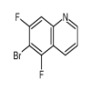 6-Bromo-5,7-difluoroquinoline of picture