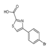 4-(4-Bromophenyl)thiazole-2-carboxylic Acid of picture