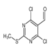 4,6-Dichloro-2-(methylthio)-5-pyrimidinecarbaldehyde of picture