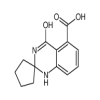 4-Oxospiro[1,2,3,4-tetrahydroquinazoline-2,1'-cyclopentane]-5-carboxylic Acid of picture