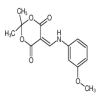 5-[(3-Methoxyphenylamino)methylene]-2,2-dimethyl-1,3-dioxane-4,6-dione of picture