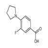3-Fluoro-4-pyrrolidinobenzoic Acid of picture