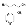 3-Methyl-1-(4-pyridyl)-1-butylamine of picture