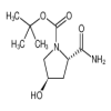 (2S,4R)-1-Boc-2-carbamoyl-4-hydroxypyrrolidine of picture