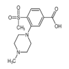 3-(4-Methyl-1-piperazinyl)-4-(methylsulfonyl)benzoic Acid of picture