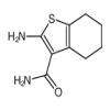 2-Amino-4,5,6,7-tetrahydrobenzo[b]thiophene-3-carboxamide of picture