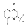 8-Fluoro-4-hydroxy-2-(trifluoromethyl)quinoline of picture