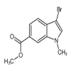 Methyl 3-Bromo-1-methylindole-6-carboxylate of picture