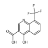 4-Hydroxy-8-(trifluoromethyl)-3-quinoline-carboxylic acid of picture