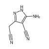 5-Amino-4-cyano-3-(cyanomethyl)pyrazole of picture