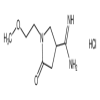 1-(2-Methoxyethyl)-2-oxopyrrolidine-4-carboxamidine Hydrochloride of picture