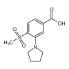 4-(Methylsulfonyl)-3-pyrrolidinobenzoic Acid of picture