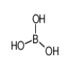 Orthoboric acid of picture