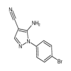 5-amino-1-(4-bromophenyl)-1H-pyrazole-4-carbonitrile of picture