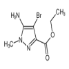 5-Amino-4-bromo-1-methyl-1H-pyrazole-3-carboxylic acid ethyl ester of picture