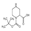 (R)-1-(tert-butoxycarbonyl)piperazine-2-carboxylic acid of picture