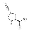 (2S,4R)-4-cyanopyrrolidine-2-carboxylic acid of picture