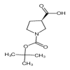(R)-1-(tert-butoxycarbonyl)pyrrolidine-3-carboxylic acid 98% of picture