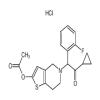 5-(2-cyclopropyl-1-(2-fluorophenyl)-2-oxoethyl)-4,5,6,7-tetrahydrothieno[3,2-c]pyridin-2-yl acetate hydrochloride of picture