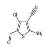 2-AMINO-3-CYANO-4-CHLORO-5-FORMYLTHIOPHENE (500g) of picture