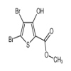 METHYL 4,5-DIBROMO-3-HYDROXYTHIOPHENE-2-CARBOXYLATE of picture