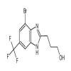 4-BROMO-2-(3-HYDROXYPROPYL)-6-(TRIFLUOROMETHYL)BENZIMIDAZOLE of picture